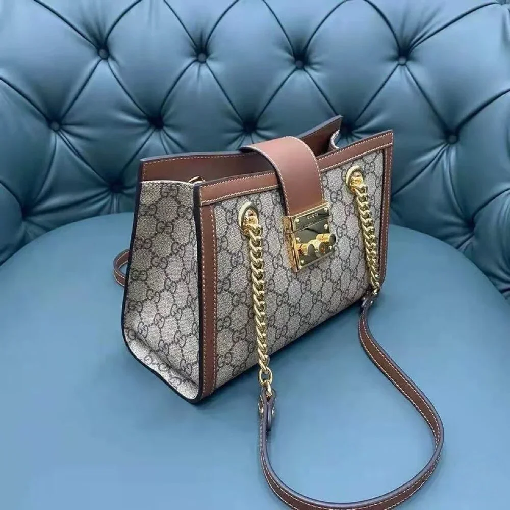 Authentic Gucci with Chain,Shoulder Bag, new include copy of the receipt, small - Picture 2 of 9